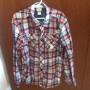 Flannel button up shirt